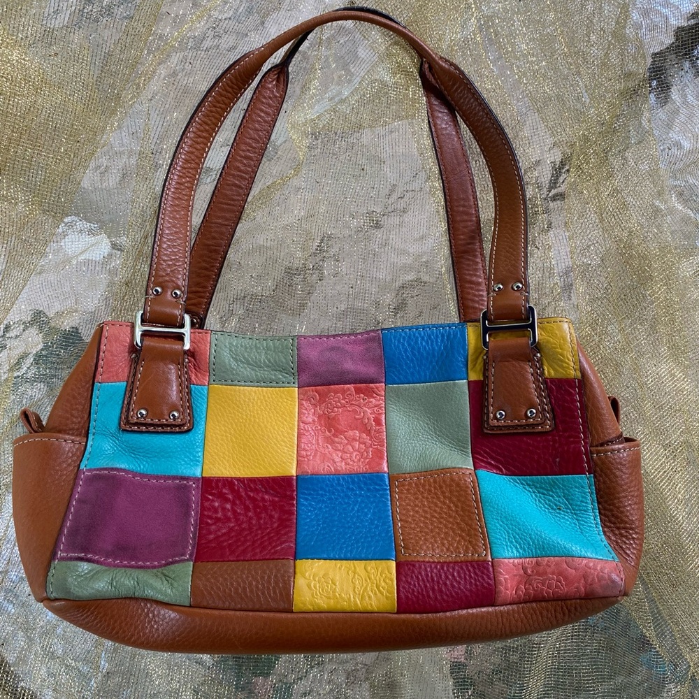 Fossil Patchwork Purse - image 3